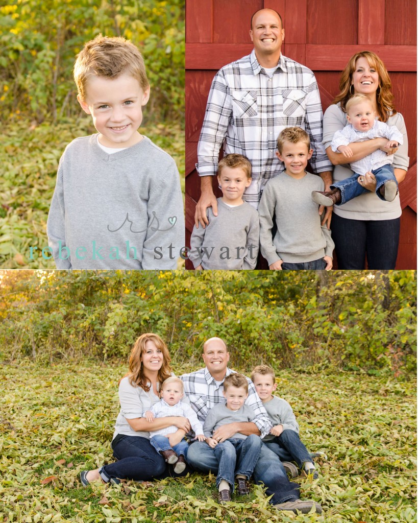 three brothers play together in Cedar Rapids family {Rebekah Stewart Photography}