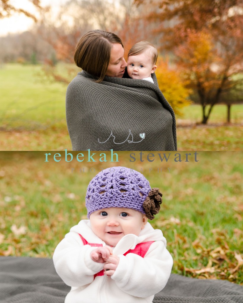 A six month old baby is snuggled with her mom in Cedar Rapids {child photography}