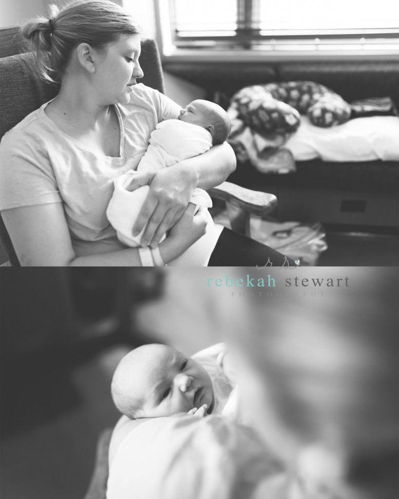 in hospital newborn photography - Cedar Rapids Fresh 48