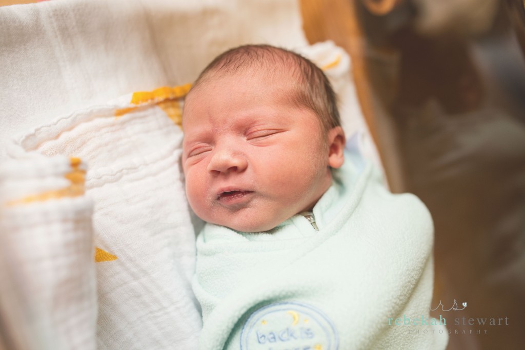 Fresh 48 Cedar Rapids - hospital newborn baby photographer