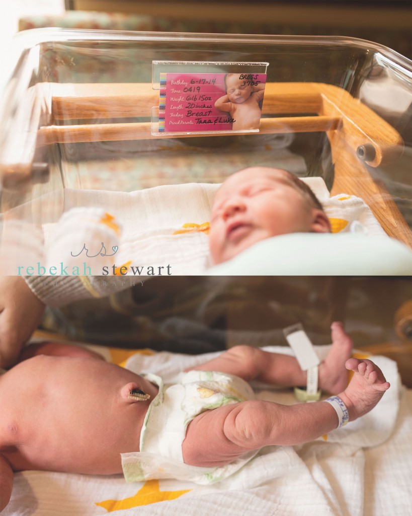 Fresh 48 Cedar Rapids - hospital newborn baby photographer