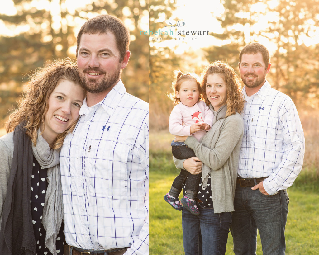 gorgeous family in the fall - fun, happy toddler {family photographer Cedar Rapids}