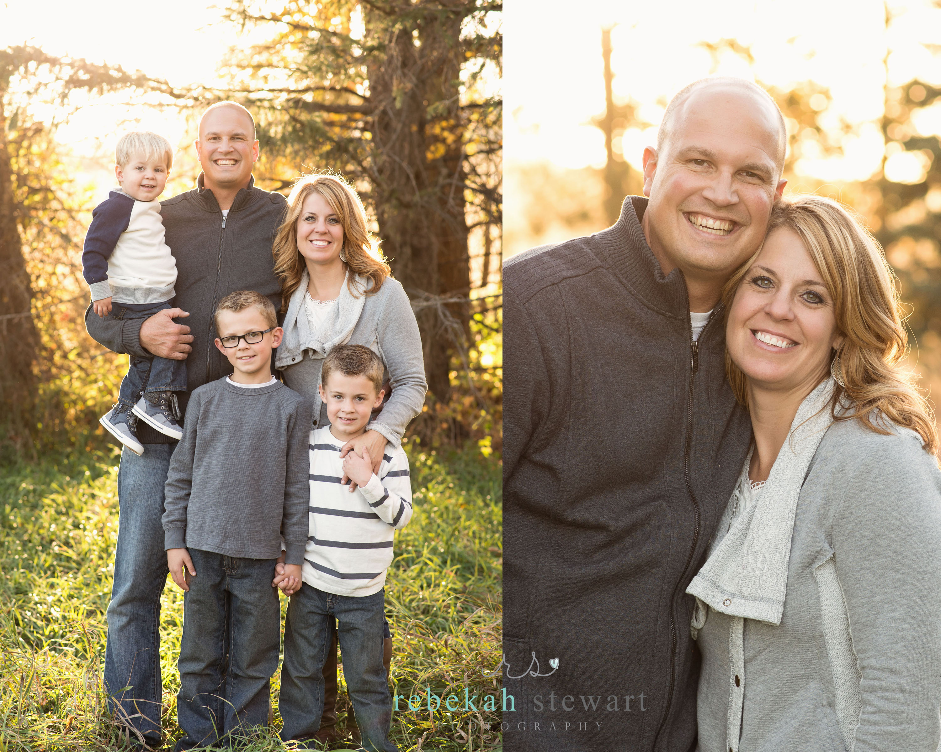 Three brothers and family {Cedar Rapids child photographer}