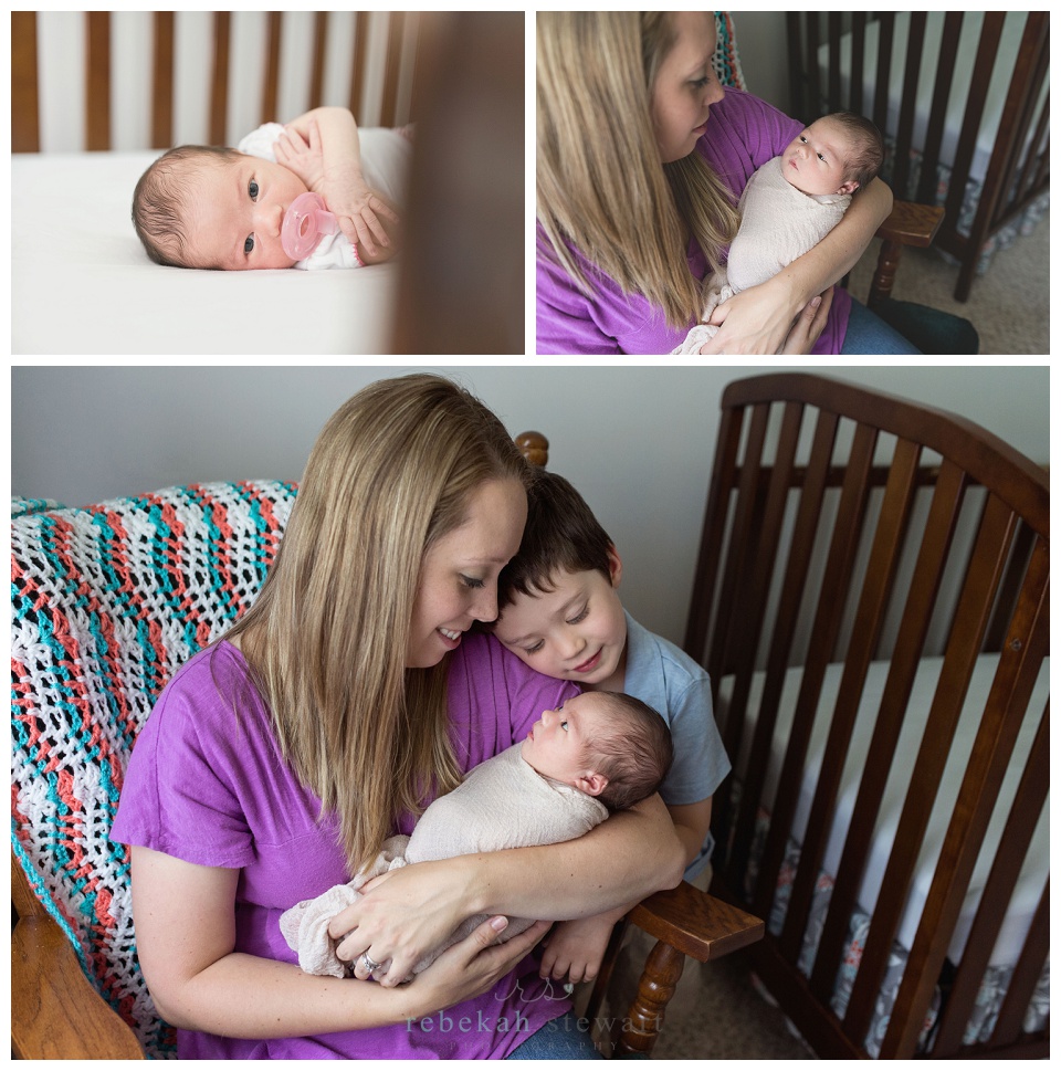 Lifestyle newborn photography Cedar Rapids