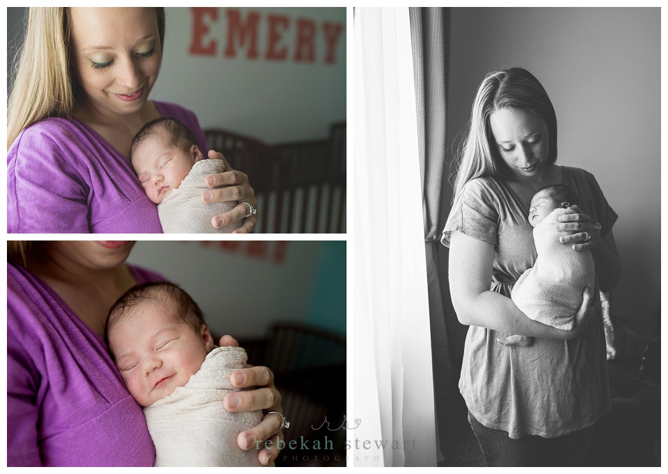 Lifestyle newborn photography Cedar Rapids