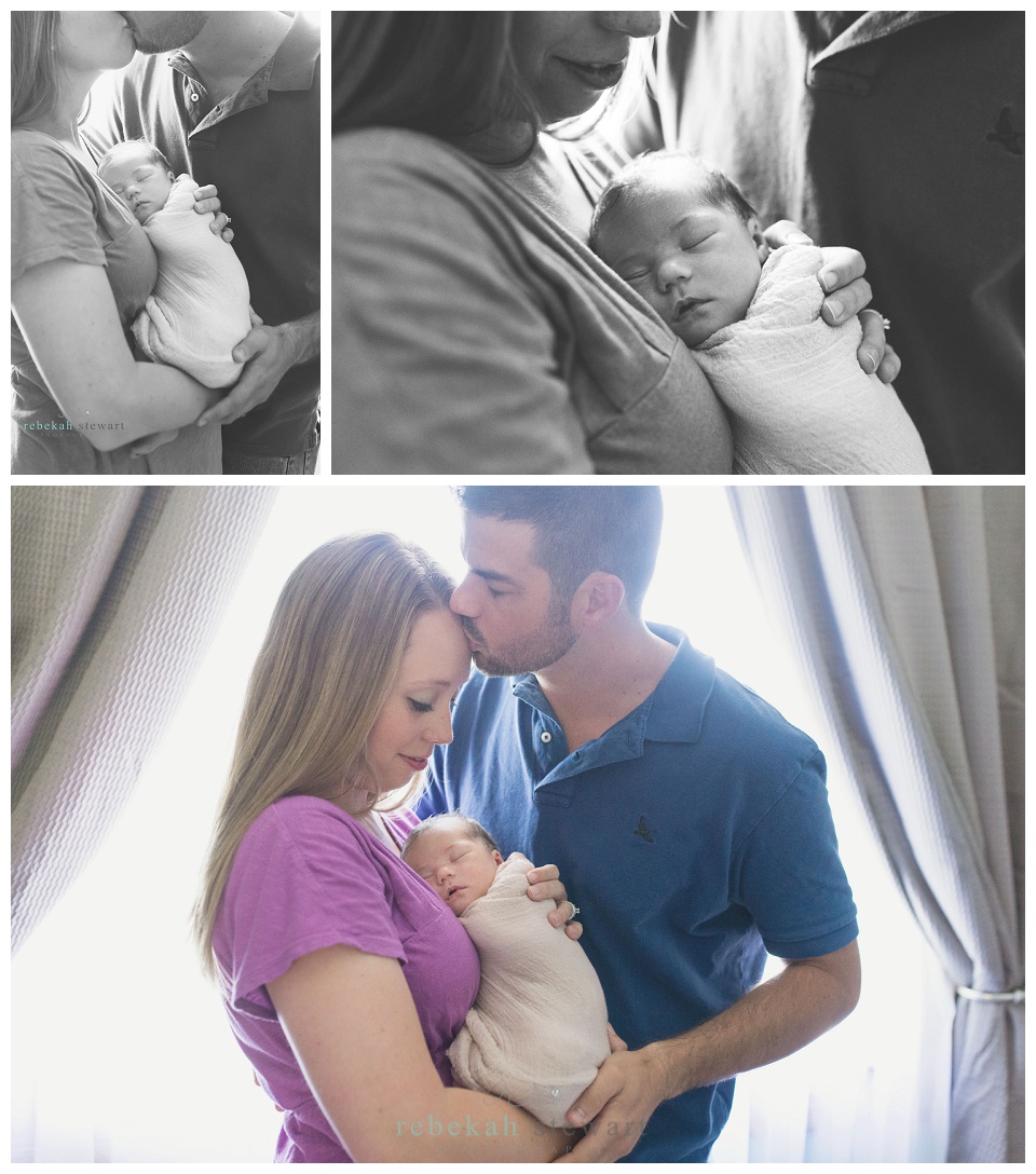 Lifestyle newborn photography Cedar Rapids