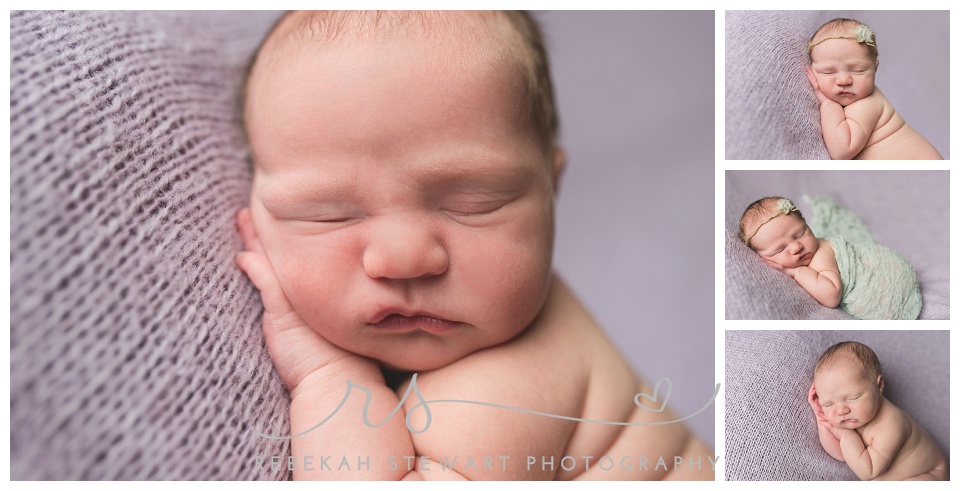 Sweet little girl {Cedar Rapids newborn pictures}