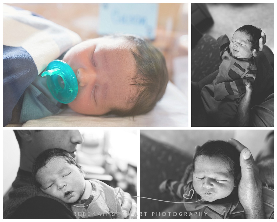 Cutest baby brother {Cedar Rapids hospital newborns}