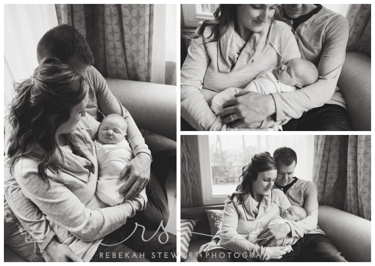 Lifestyle newborn photography {The F family}