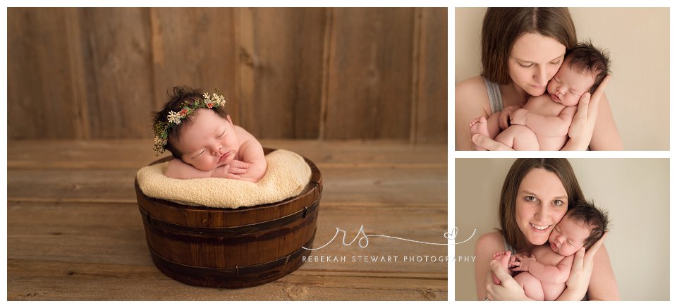 gorgeous baby girl - Cedar Rapids newborn photographer