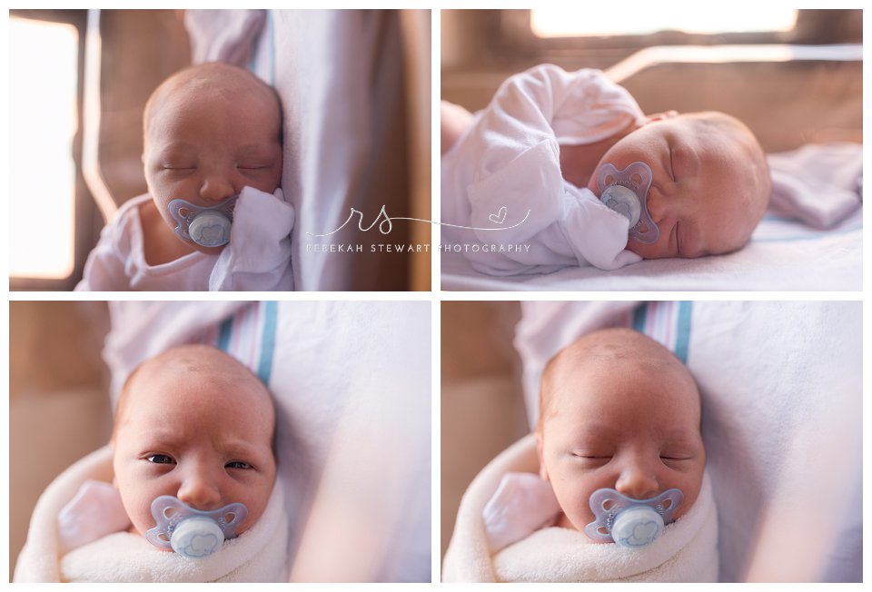 baby boy Cedar Rapids Fresh 48 newborn photographer