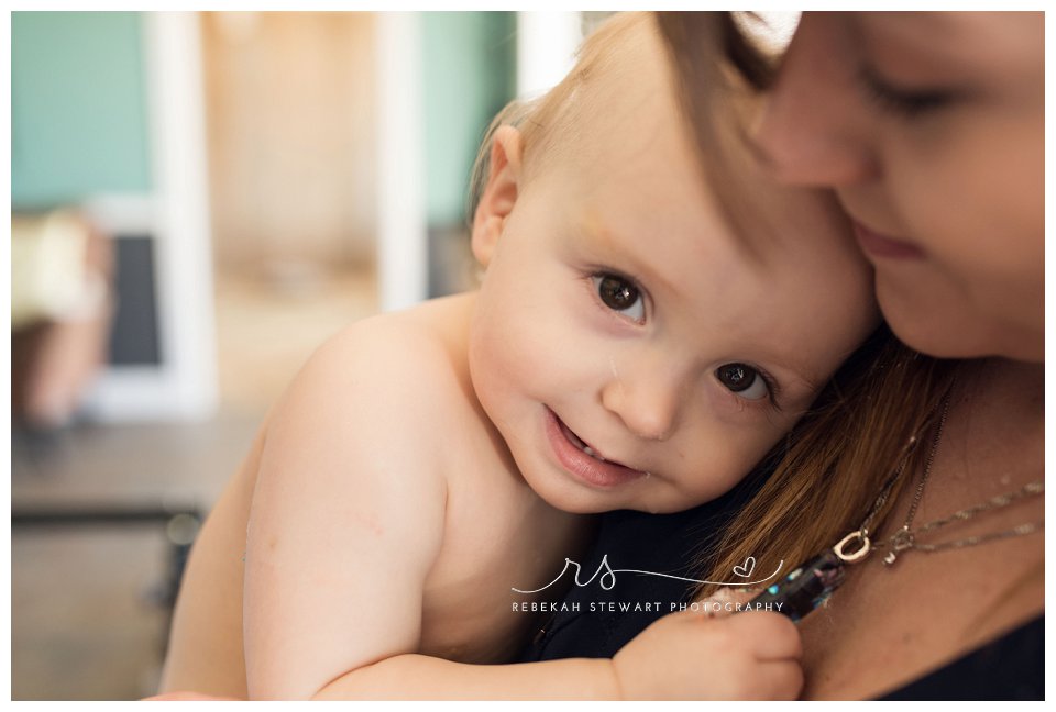 cake smash - first birthday - Cedar Rapids baby photographer