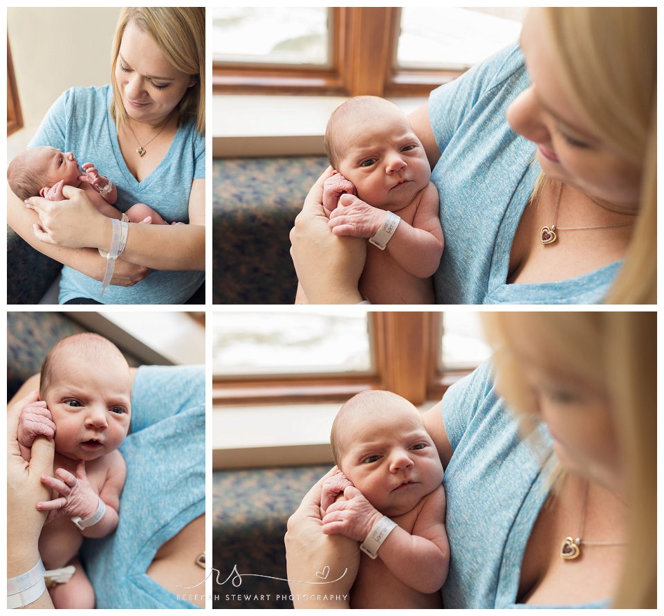 Cedar Rapids hospital photographer - Fresh 48 newborn photography