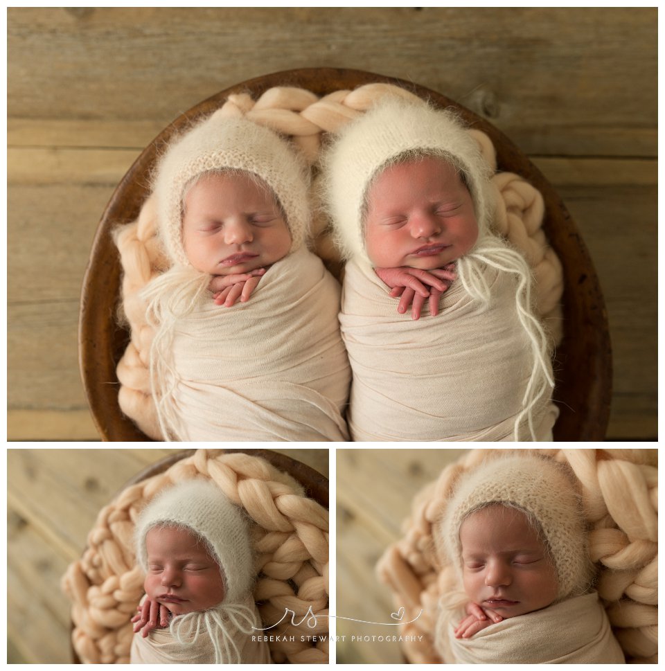 newborn twins - cedar rapids newborn photography