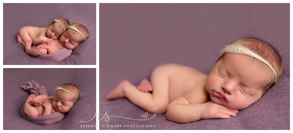 newborn twins - cedar rapids newborn photography