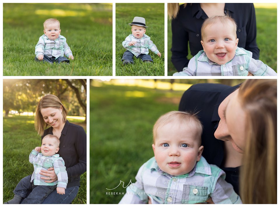 six months old - Cedar Rapids baby photographer