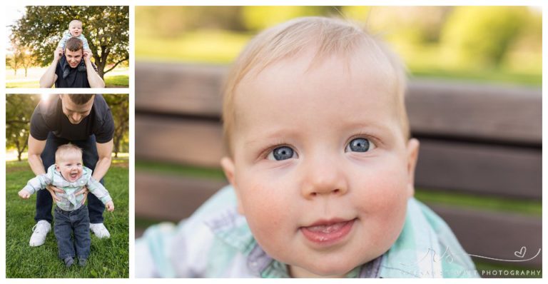 six months old - Cedar Rapids baby photographer