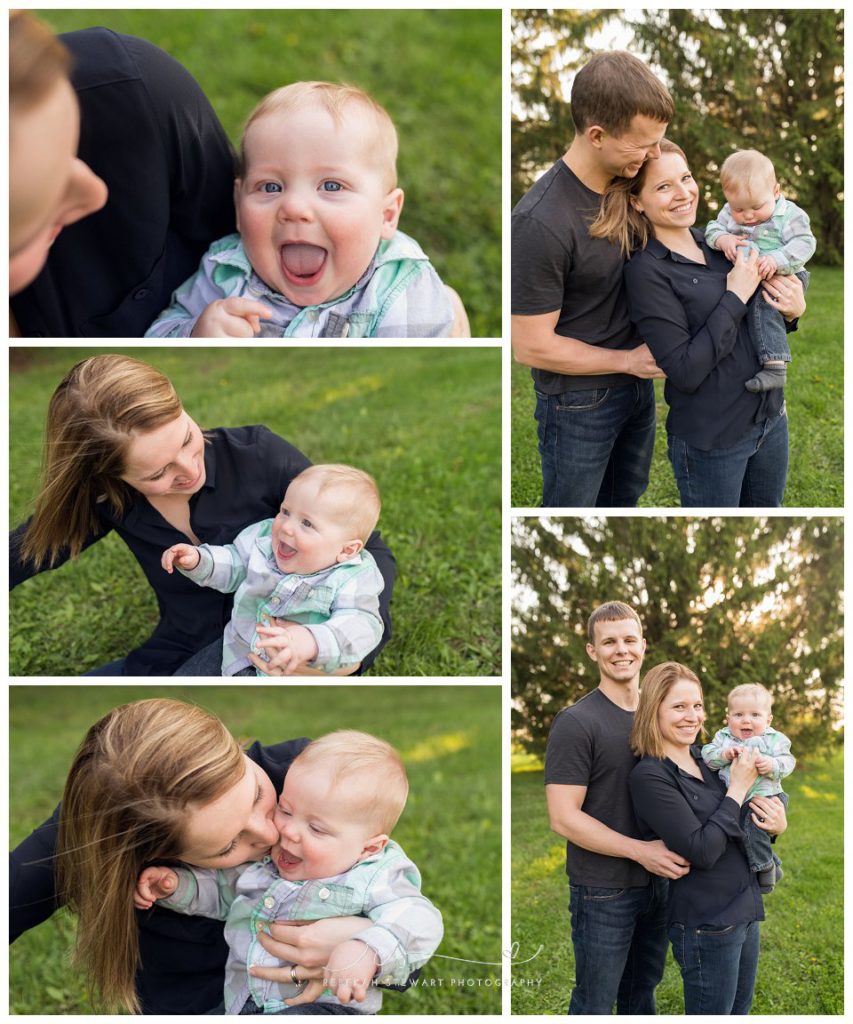 six months old - Cedar Rapids baby photographer