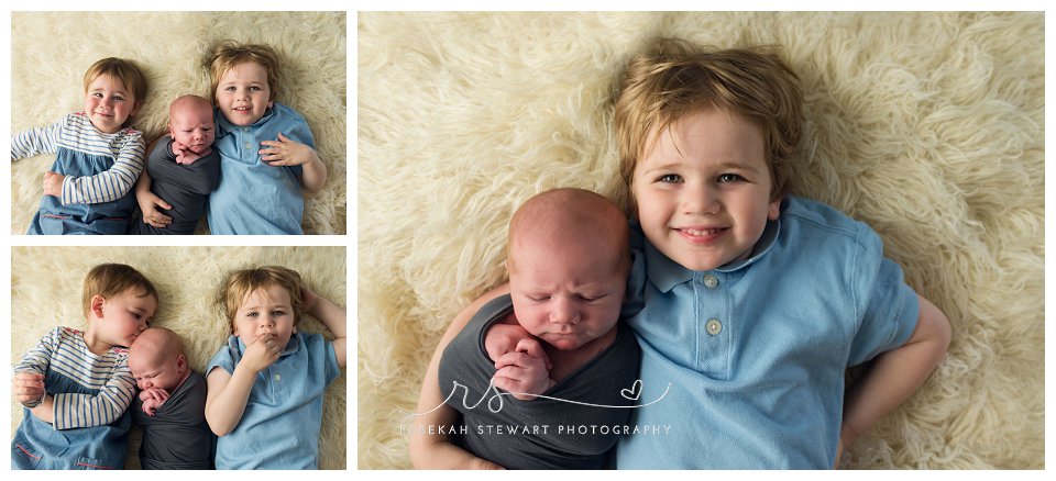 adorable newborn boy - Cedar Rapids baby photographer