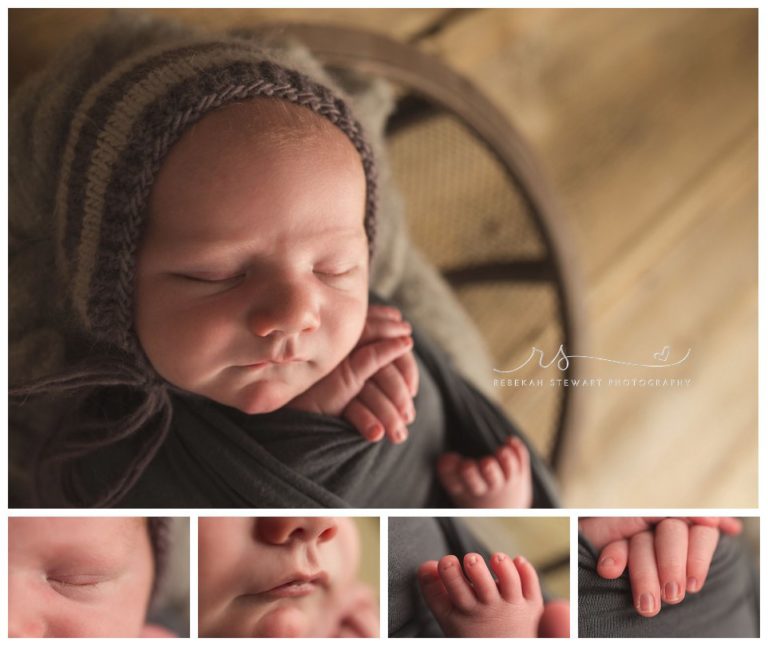 Adorable newborn boy {Cedar Rapids baby photography}