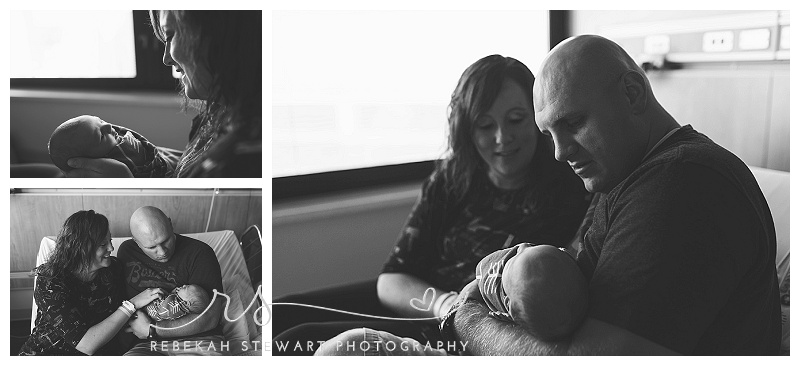 Iowa city hospital newborn photography