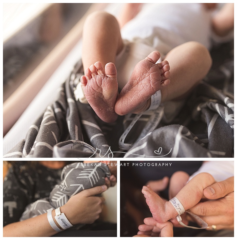 Iowa city hospital newborn photography