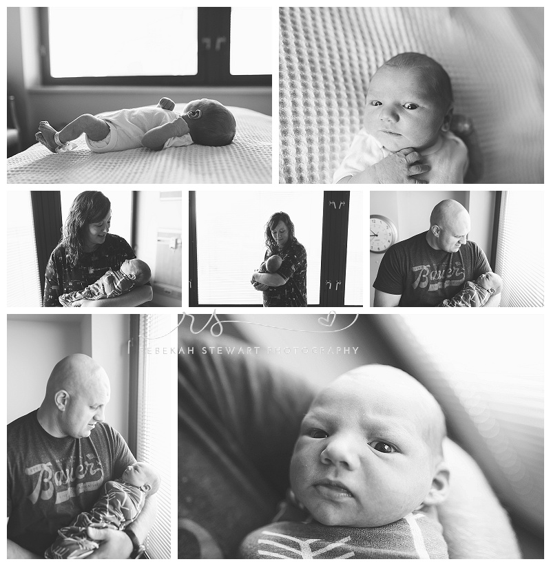 Iowa city hospital newborn photography