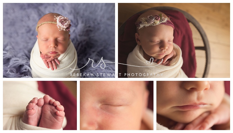 sweet baby girl cedar rapids newborn photos