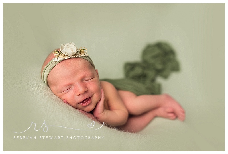 sweet baby girl cedar rapids newborn photos