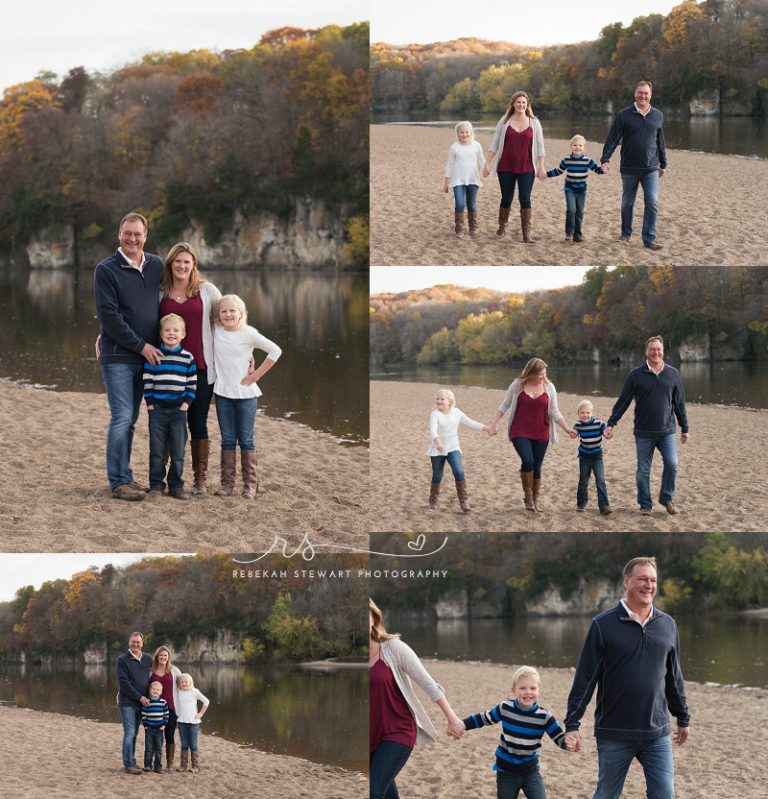 Brother and sister on the beach { Cedar Rapids photographer }