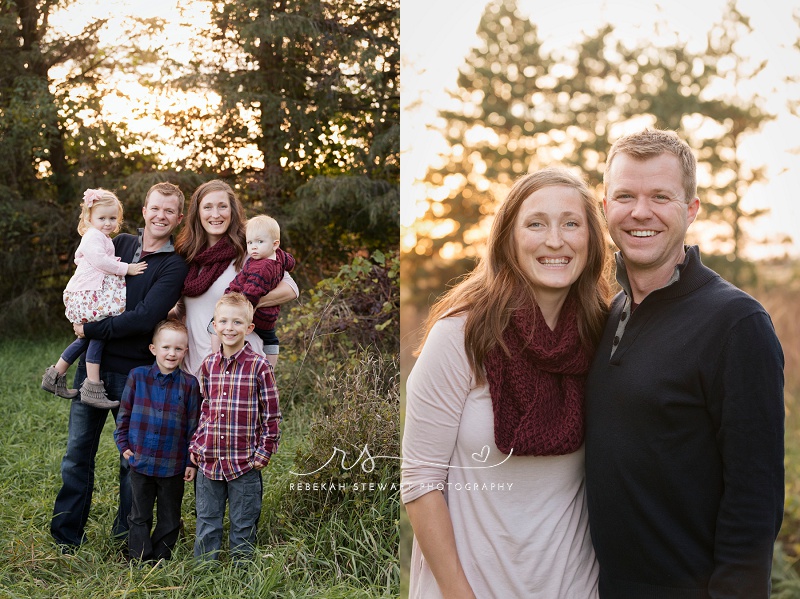 Gorgeous family of six - Cedar Rapids child photography