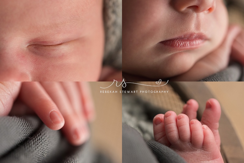 Sleepy baby boy - Cedar Rapids newborn photos