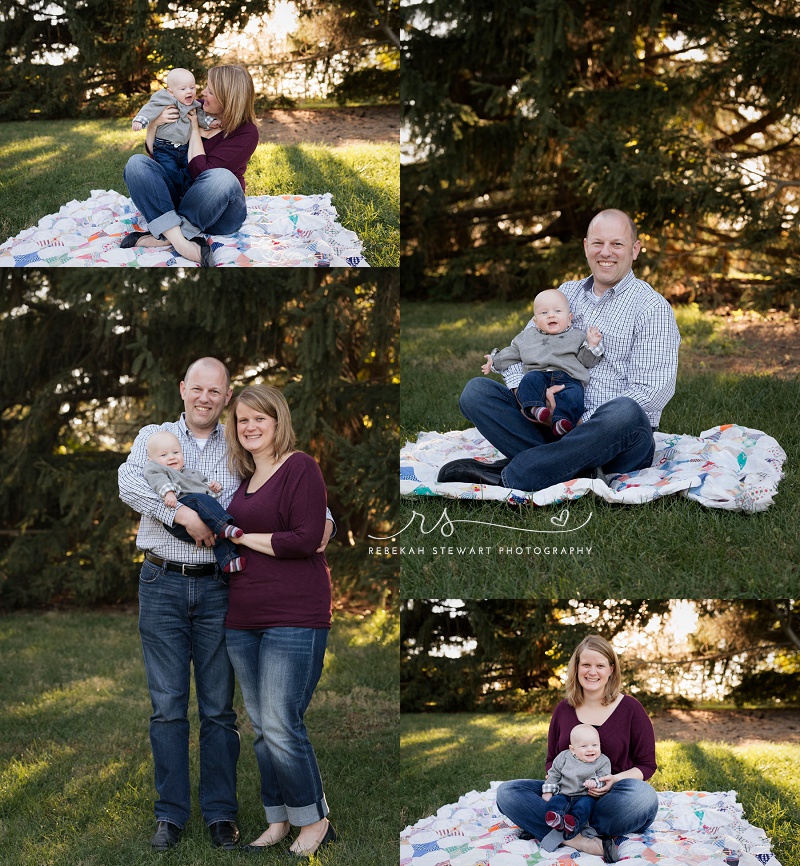 Sweet baby in the sunshine - Cedar Rapids photographer 