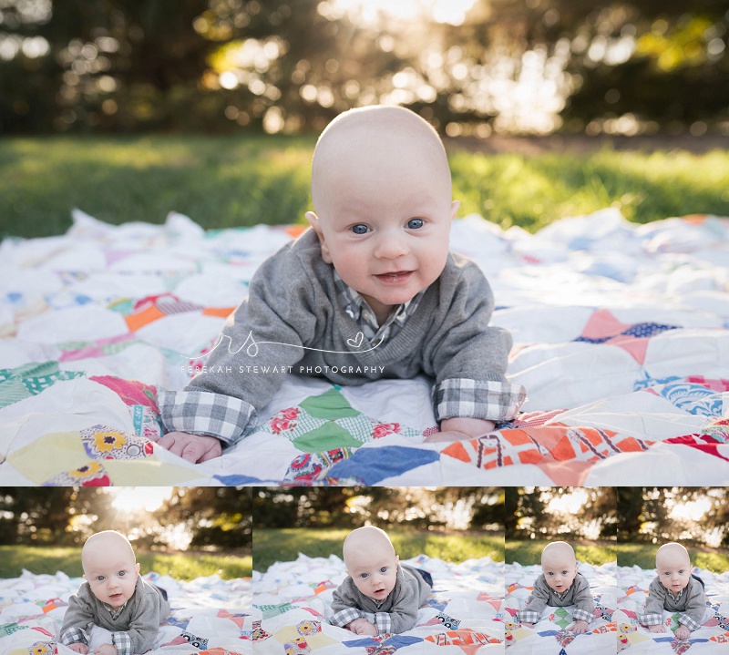 Sweet baby in the sunshine - Cedar Rapids photographer