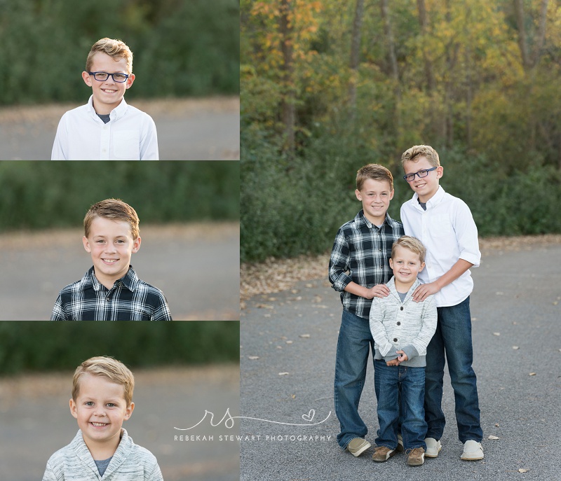 Three brothers - Cedar Rapids family photographer