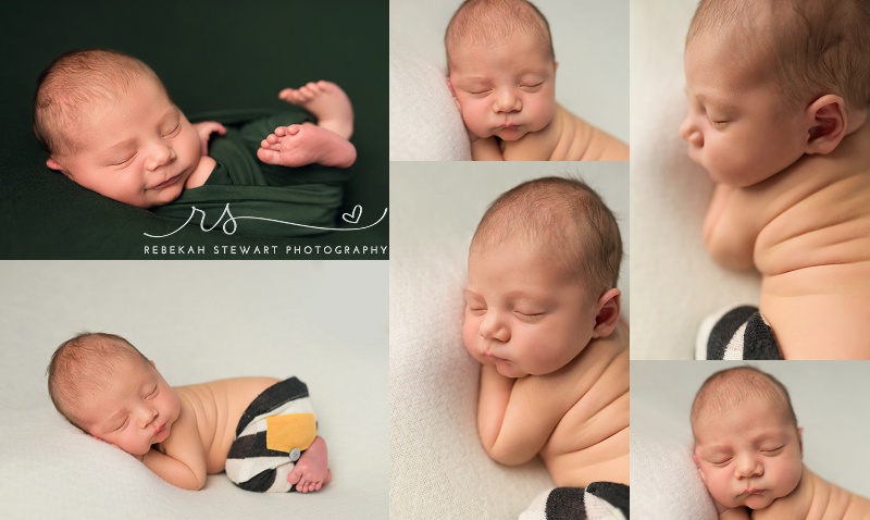 Newborn and his parents - Cedar Rapids baby photographer