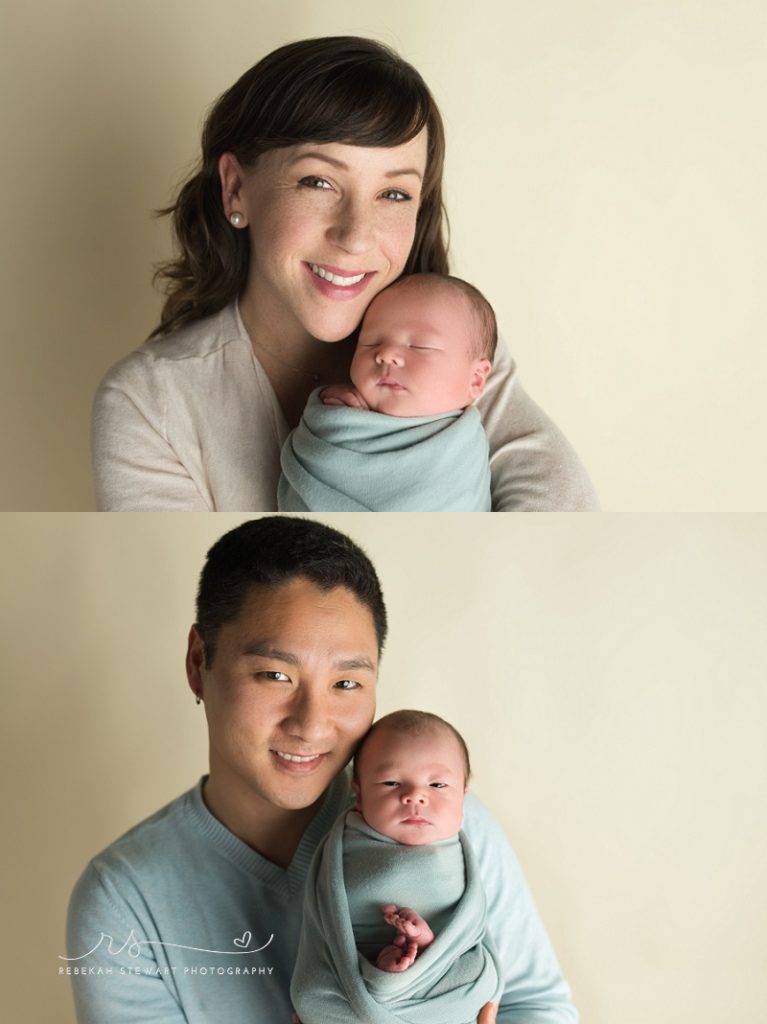 cozy baby boy - Cedar Rapids newborn photographer