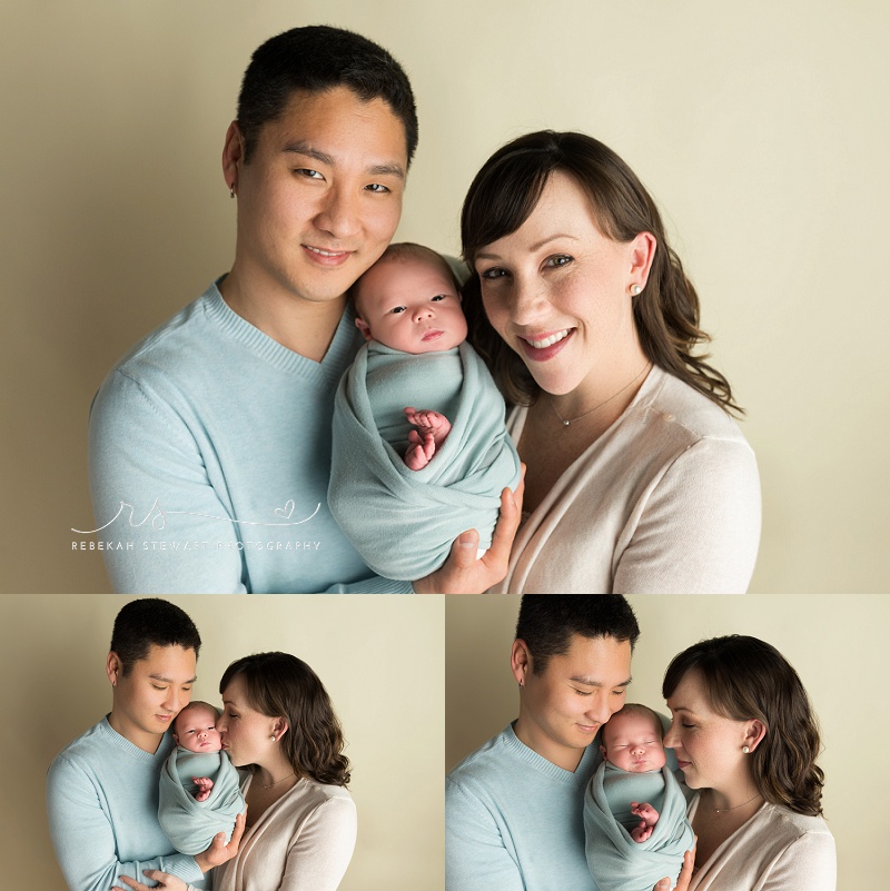 cozy baby boy - Cedar Rapids newborn photographer