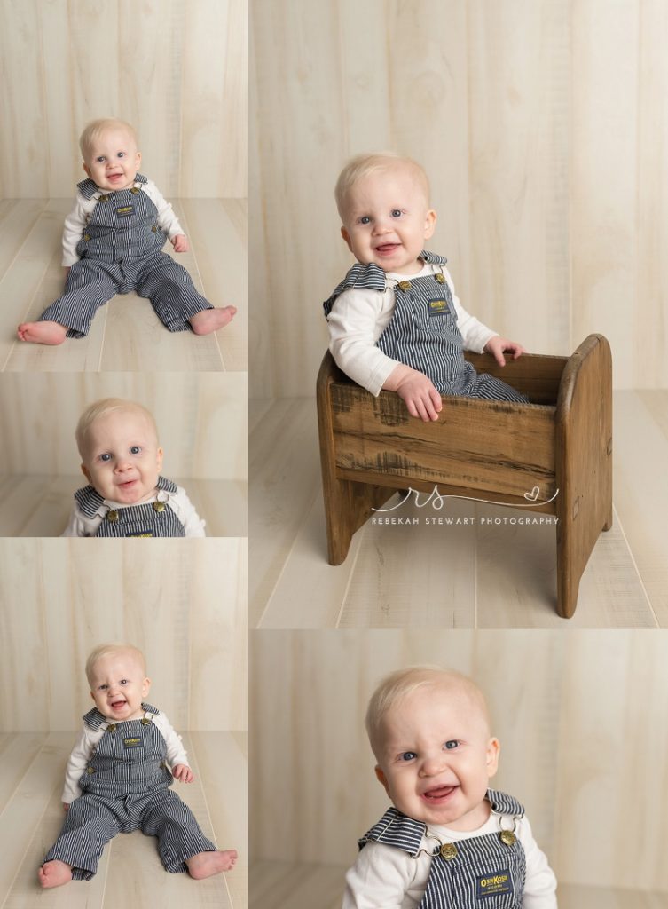 Baby photographer Cedar Rapids - Noah is one!