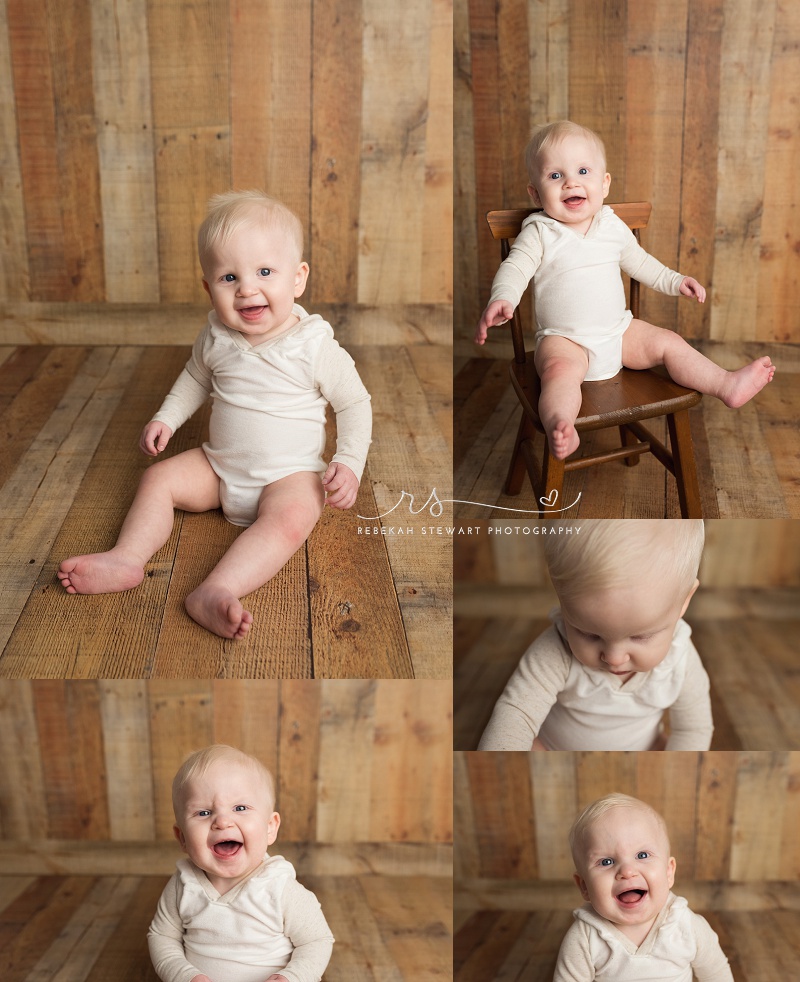 Baby photographer Cedar Rapids - Noah is one!