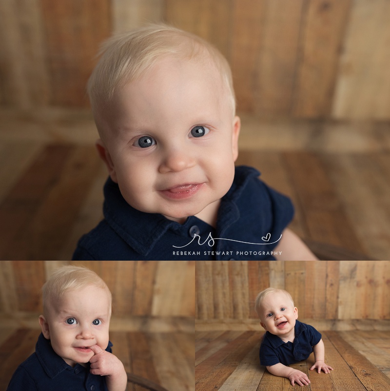 Baby photographer Cedar Rapids - Noah is one!