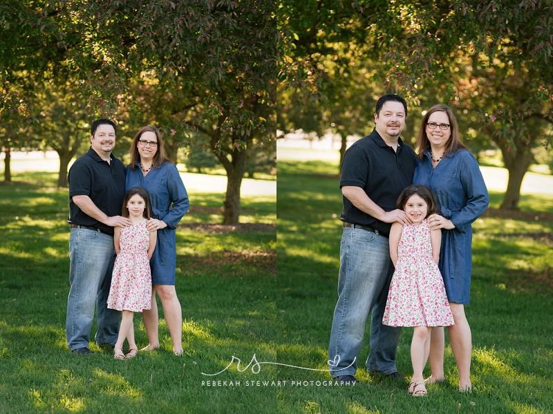 Adorable family - Cedar Rapids photographer