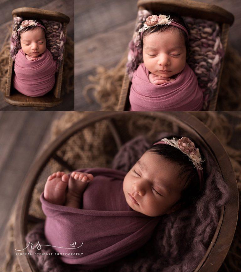 Beautiful brand new girl { Cedar Rapids newborn photographer }