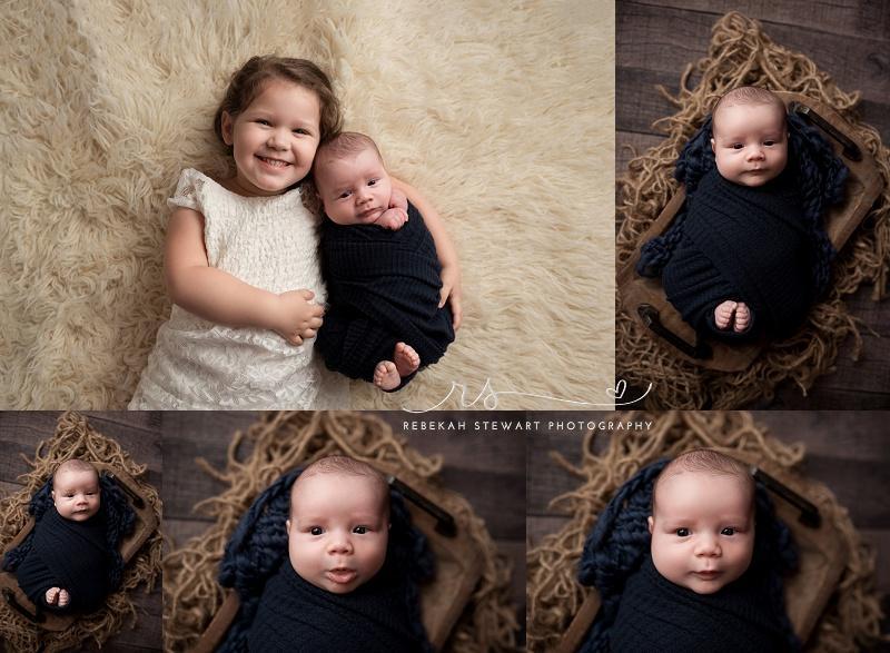 2020 Cedar Rapids baby photographers, older newborn