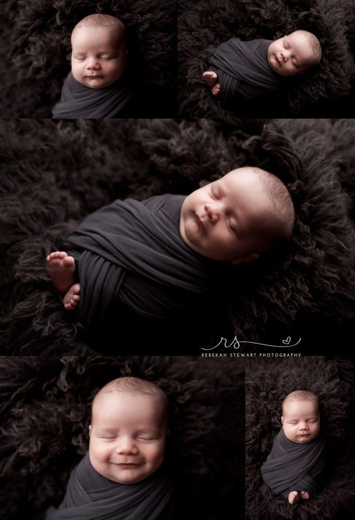 2020 Cedar Rapids baby photographers, older newborn