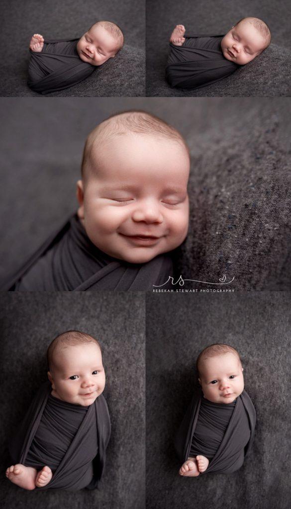 2020 Cedar Rapids baby photographers, older newborn