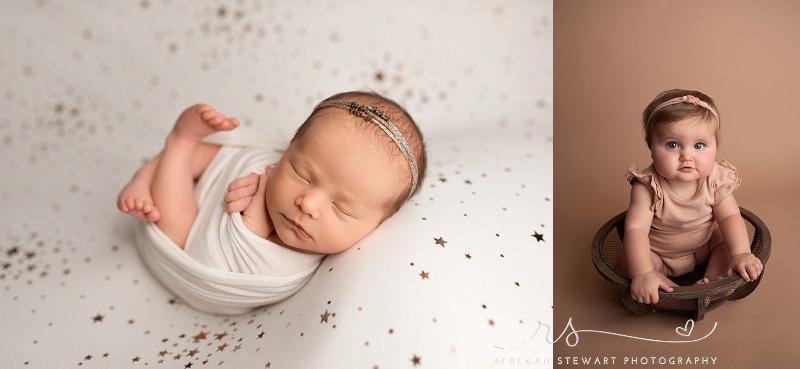 maternity and newborn Cedar Rapids photographer baby milestone