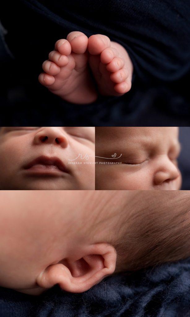 macro close up newborn photography details in cedar rapids ia